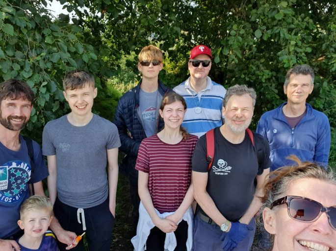 A selfie with all of us.